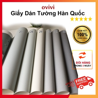 Giấy Dán Tường Hàn Quốc Phòng Khách Đẹp Vân Ô Vuông Nhỏ Lụa Không Keo Nhiều Màu Lựa Chọn
