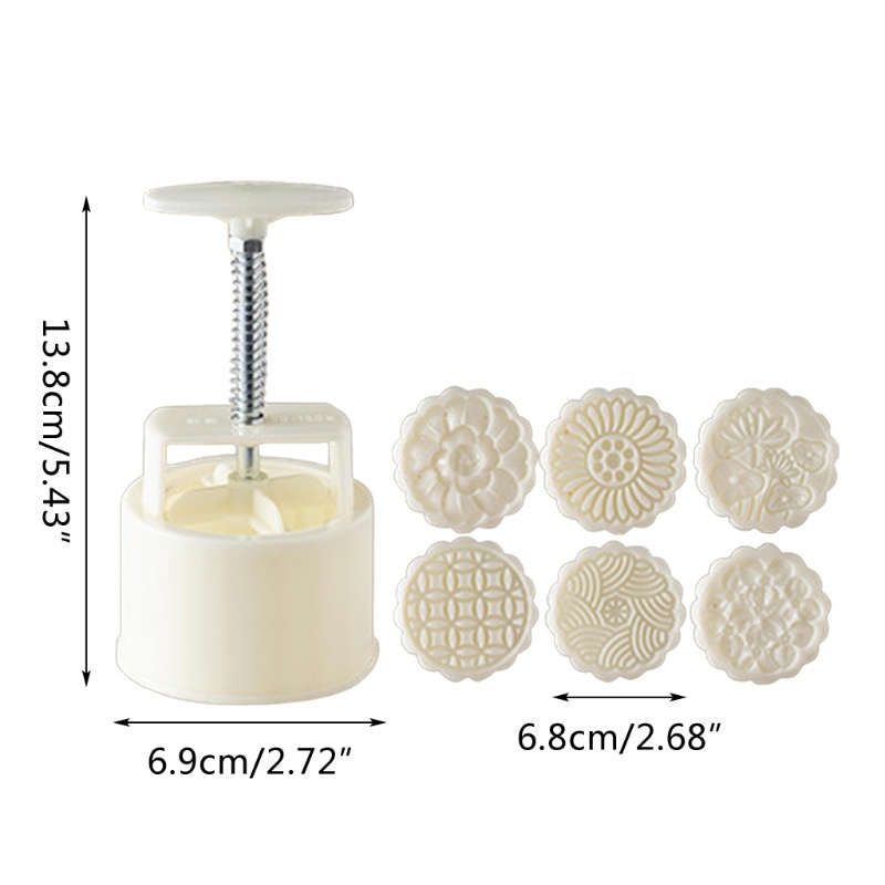 Khuôn Nhấn Tay Dùng Làm Bánh Trung Thu Tiện Dụng