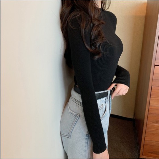 [quà tặng là chun buộc tóc ạ] Áo len tăm Quảng Châu 3 phân chất đẹp Loại I | BigBuy360 - bigbuy360.vn