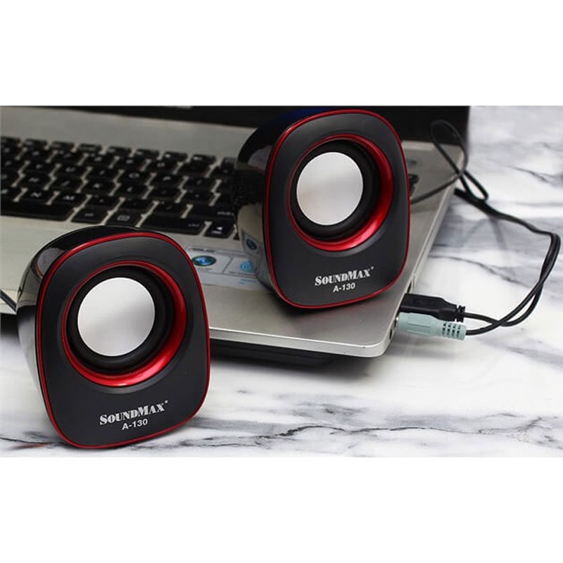 Loa vi tính SoundMax A-130 – 2.0, Nguồn USB