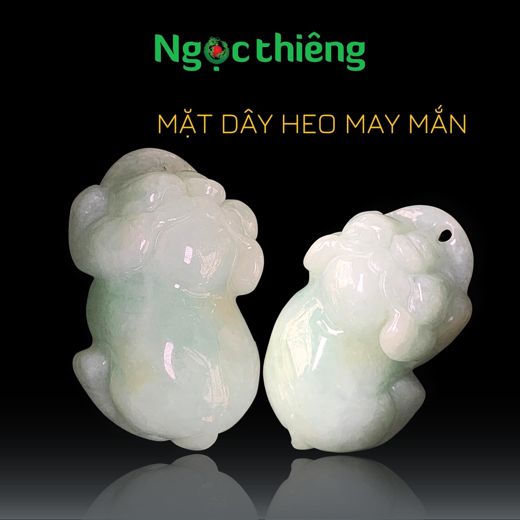 Lợn đeo cổ Ngọc phỉ thuý Ngọc thiêng