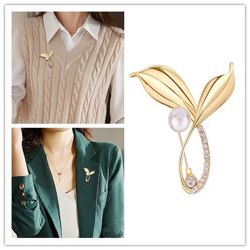 Ghim Cài Áo Hình Đuôi Cá Phong Cách retro Thời Trang Cho Nữ