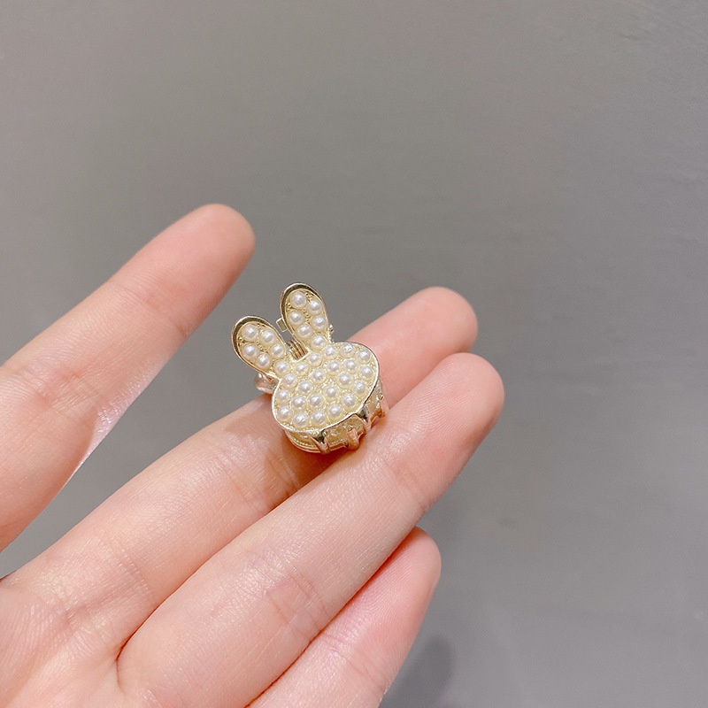 Kẹp Tóc Hình Nơ Đính Ngọc Trai Thời Trang