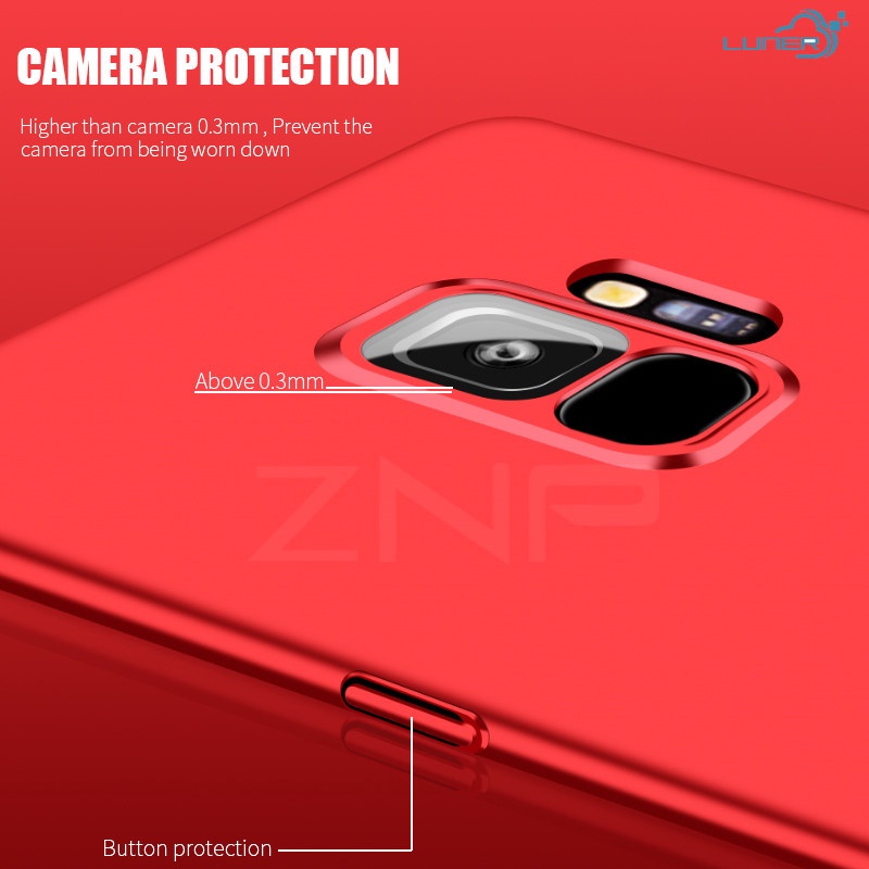 Ốp Điện Thoại Kính Cường Lực Hai Mặt Bảo Vệ 360 Độ Cho Samsung S6 S7 Edge S6Edge S7Edge S8 S9 Plus S8Plus S9Plus