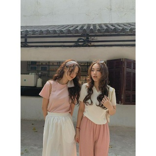 Croptop polo len tăm co dãn A-6623