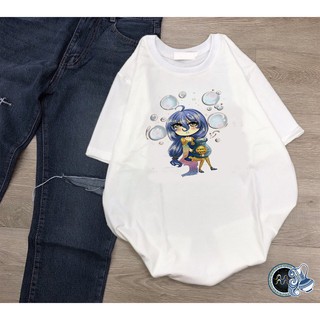 Áo thun Cotton Unisex - Cung Hoàng Đạo - Cung Bảo Bình - Biểu tượng cung bảo bình chibi
