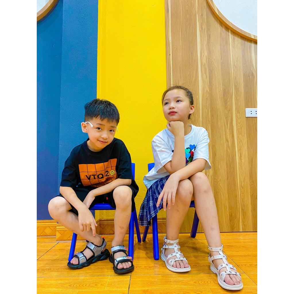 BABAYA Sandal Dép Quai Hậu Chiến Binh Bé Gái 2 màu 36095