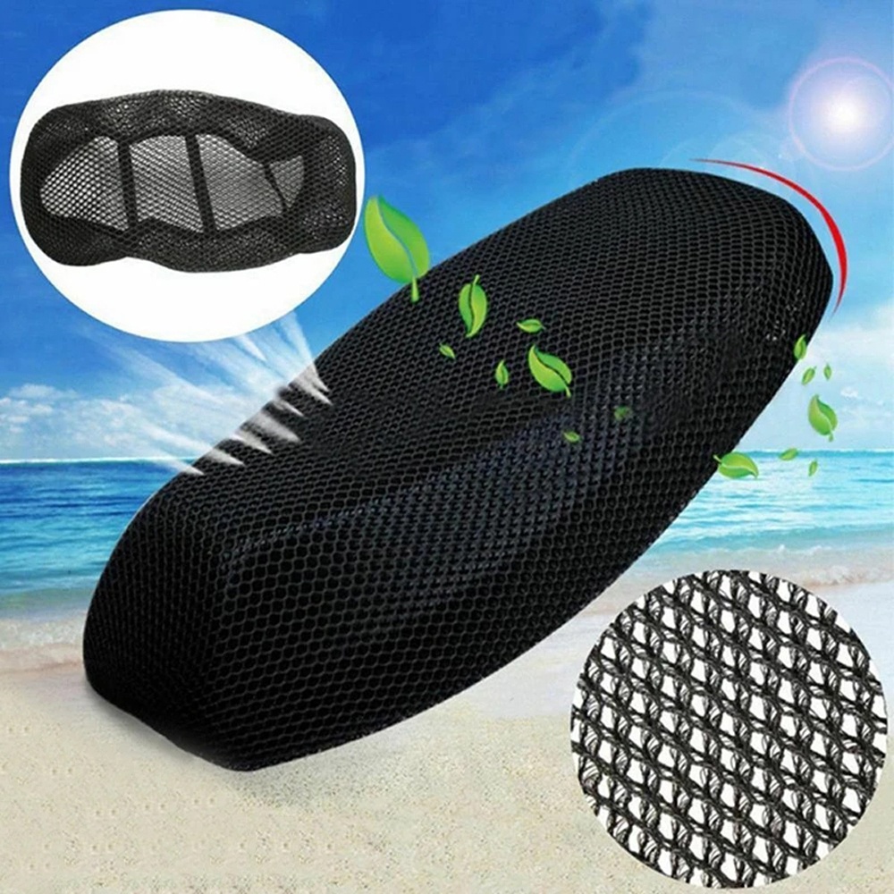 Vỏ bọc yên xe máy / xe đạp điện bằng lưới 3D chống trượt thoáng khí tiện dụng