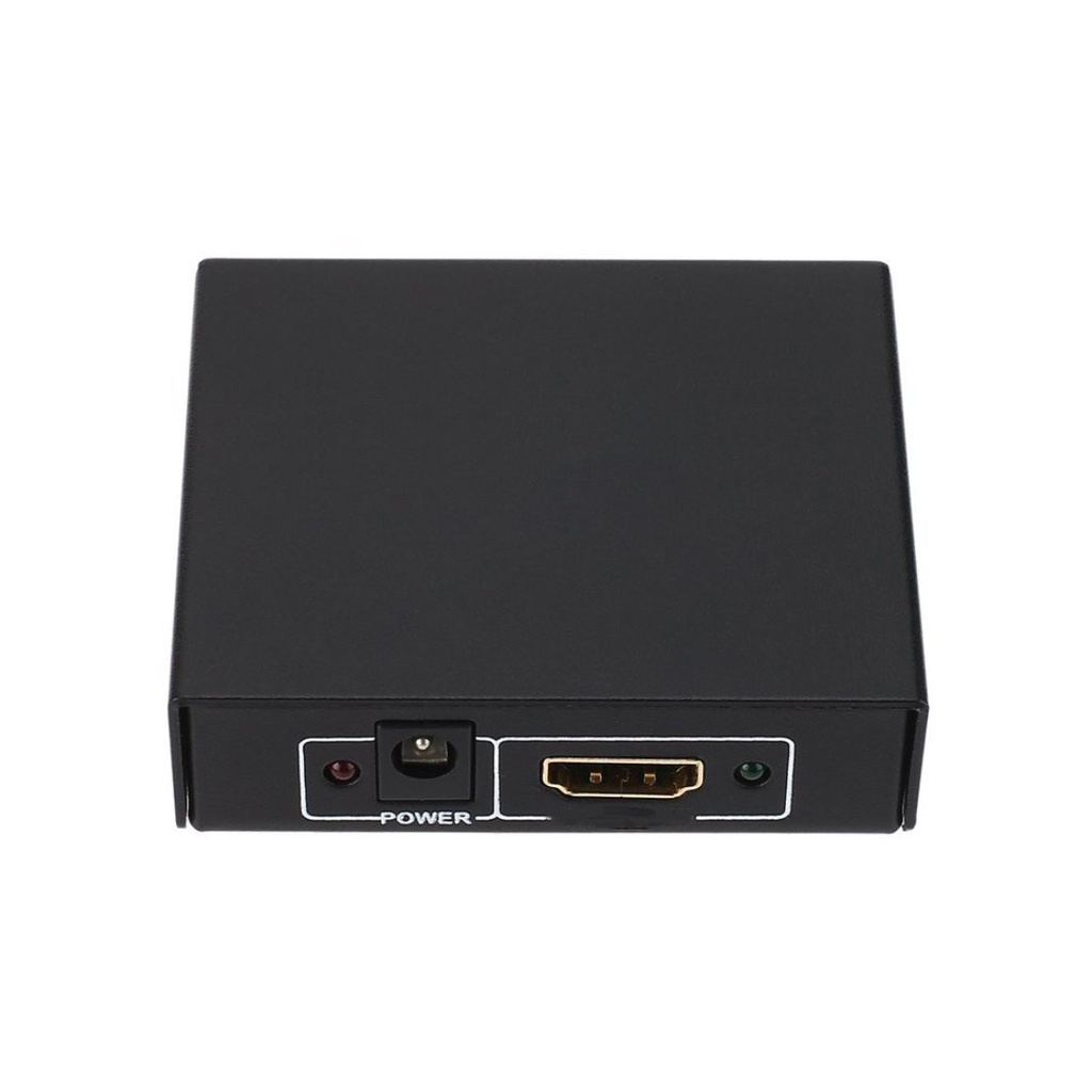 [New promo]4K 1×2 HDMI-compatible Splitter Amplifier Repeater 3D 1080p 1 IN 2 OUT Hub