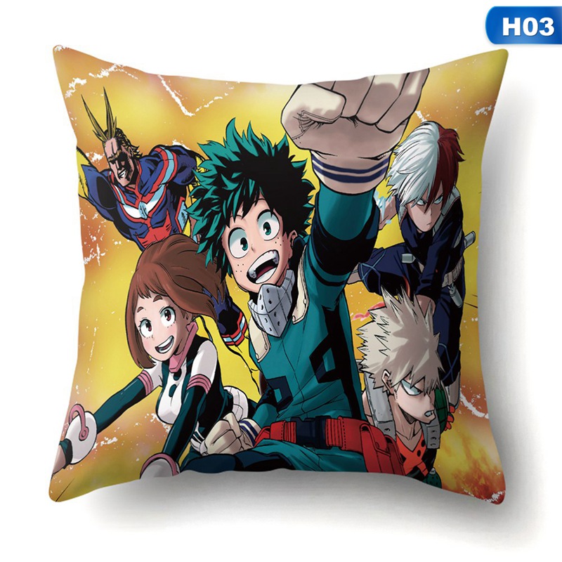 Vỏ Gối Vuông In Hình Anime My Hero Academia Độc Đáo