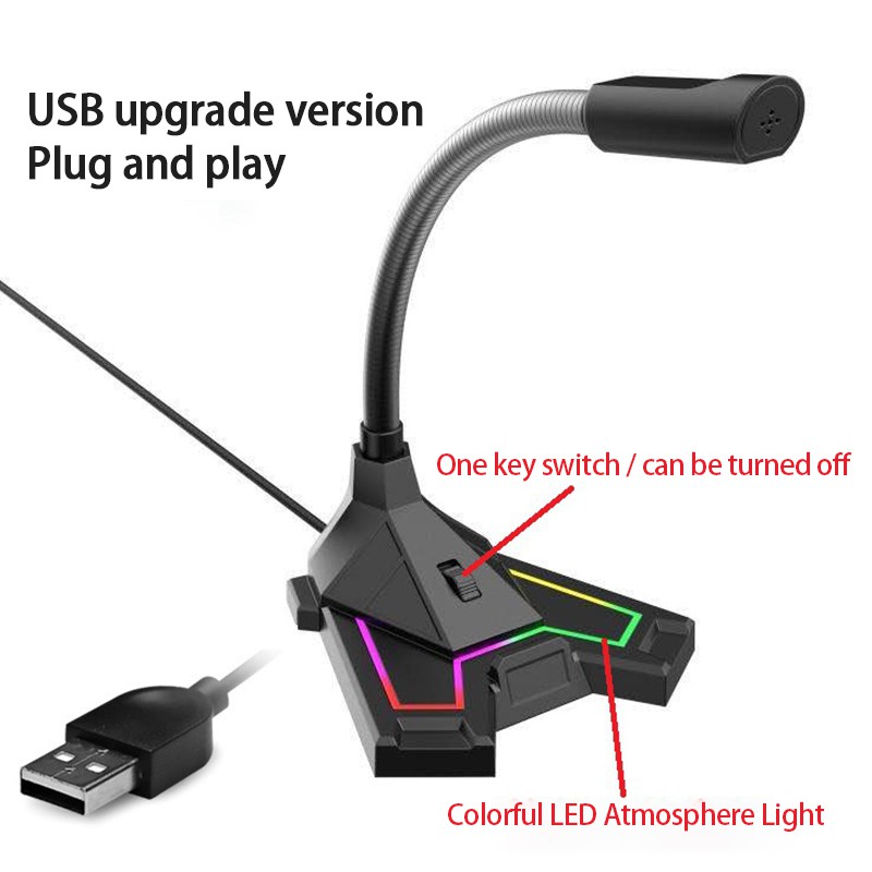 Micro Để Bàn M4 Rgb Usb Kèm Phụ Kiện | BigBuy360 - bigbuy360.vn
