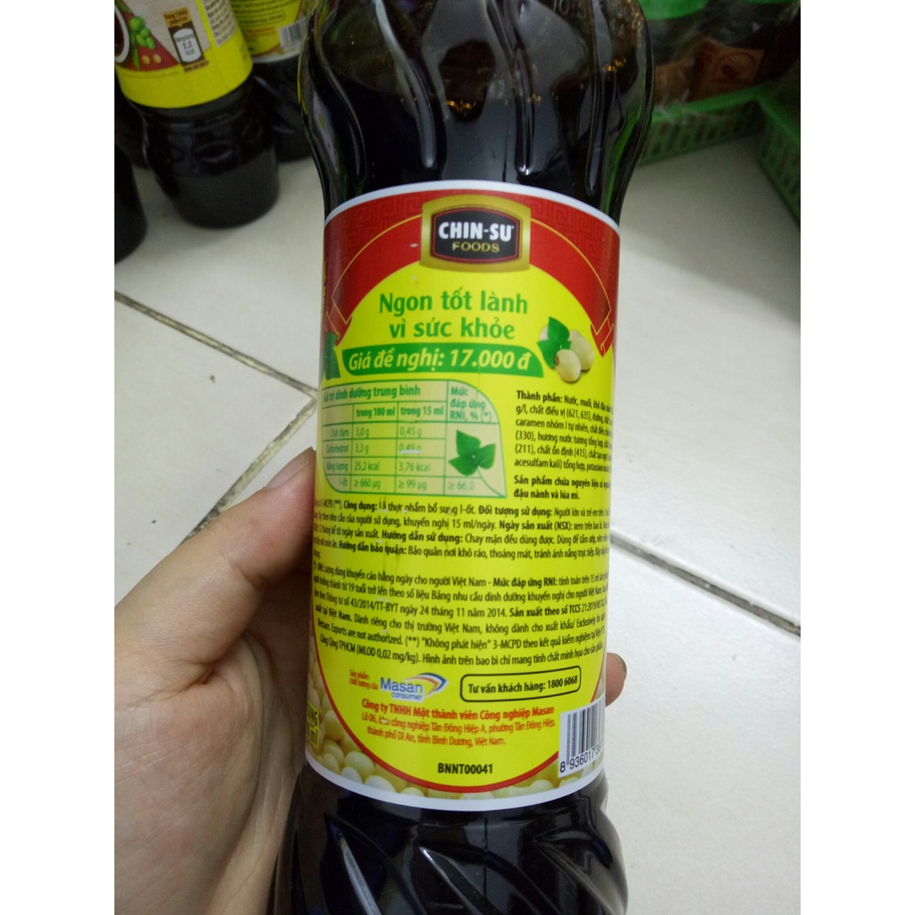 Nước tương Tam Thái Tử nhất ca, chai 500ml