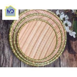 (siêu phẩm) Mẹt phíp giả mây tre đan ( Tròn )