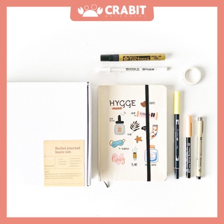 Combo Bullet Journal Basic - Crabit Happy Boxes - Happy Me