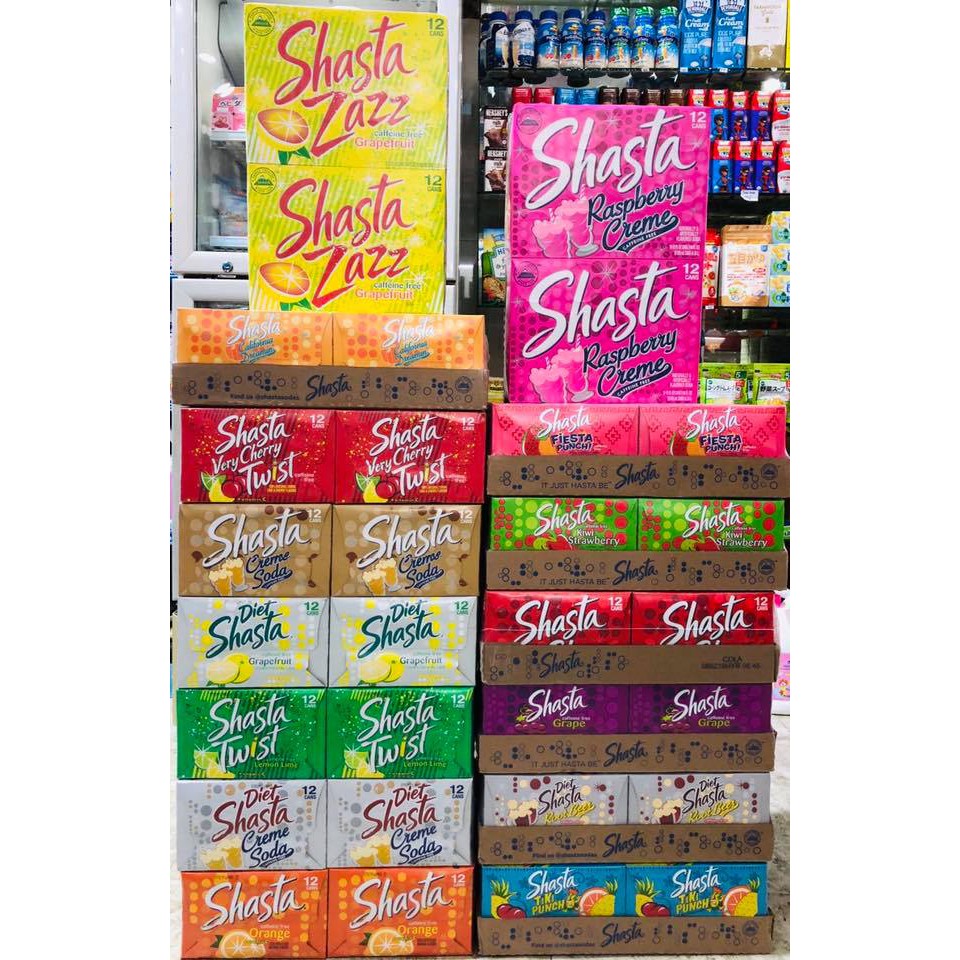 NƯỚC NGỌT CÓ GAS SHASTA 355ml
