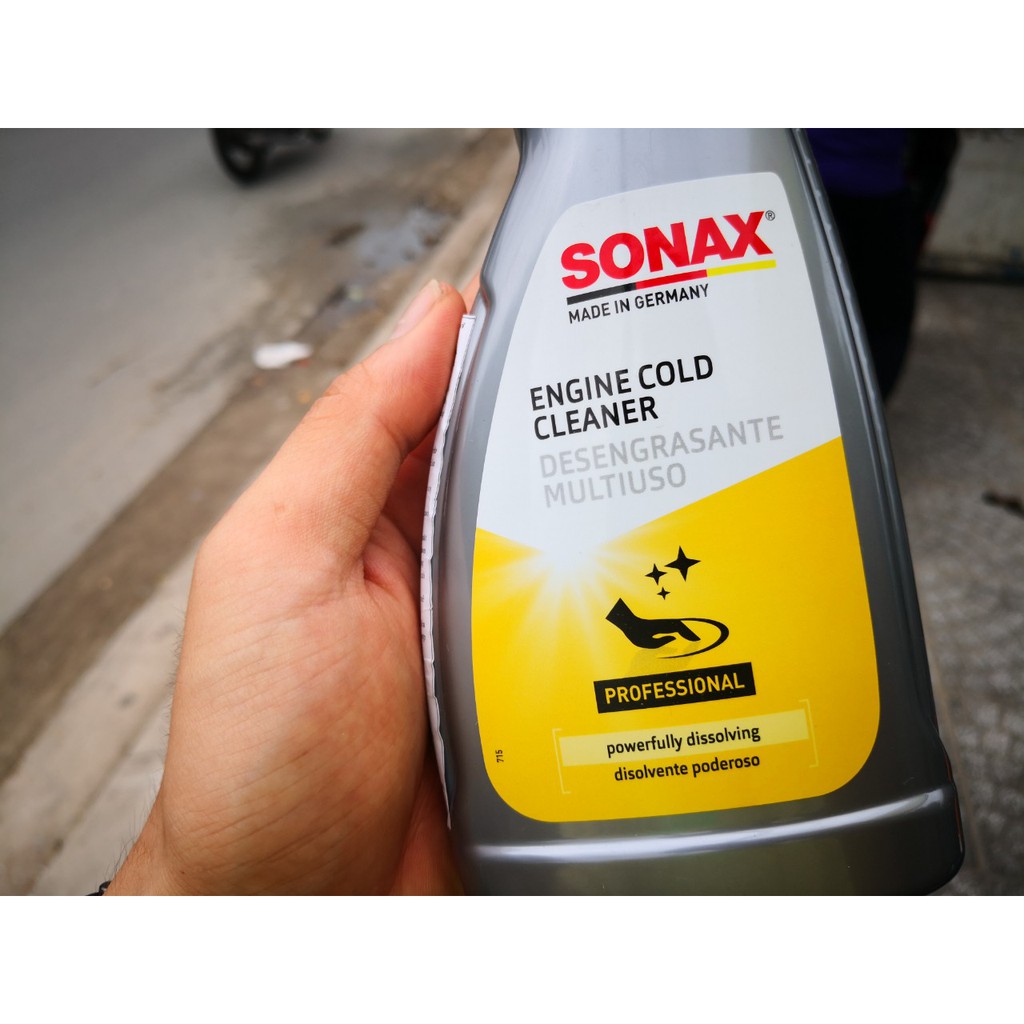Dung Dịch Làm Sạch Khoang Động Cơ Xe Sonax Engine Cold Cleaner 543200 500ml
