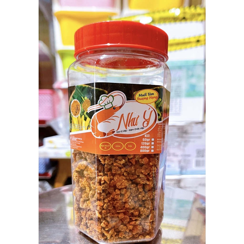 Muối Tôm Như Ý Thượng Hạng Hôp 400g chấm Hoa quả, thức ăn
