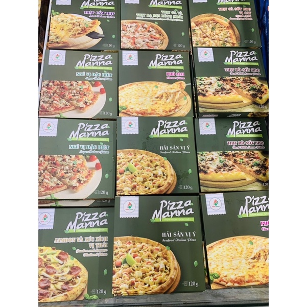 Pizza Manna phô mai/bò/gà/jambo xúc xích/ hải sản