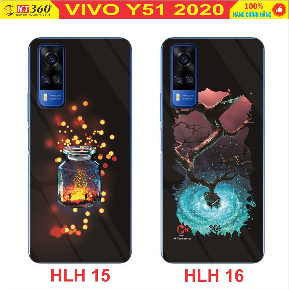 Ốp Lưng Kính Vivo Y51 2020 - in Theo Yêu Cầu - Nhiều Hình