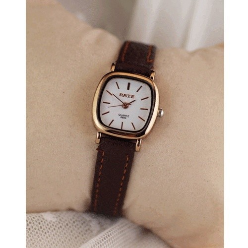 Đồng hồ nữ JIS dây da tổng hợp mặt chữ nhật | BigBuy360 - bigbuy360.vn