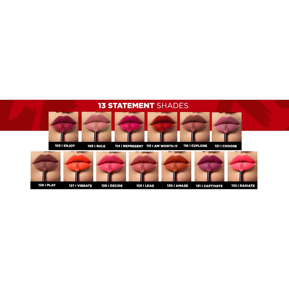 (hàng Mới Về) Son Kem Lì Lâu Trôi Lên Màu Chuẩn Đẹp Dung Tích 7ml | BigBuy360 - bigbuy360.vn