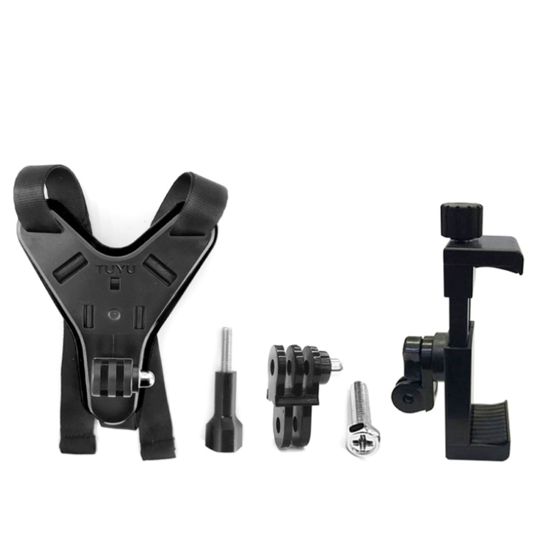 Giá Đỡ Điện Thoại/Máy Quay Hành Trình Gắn Mũ Bảo Hiểm Xe Mô Tô LIDU1