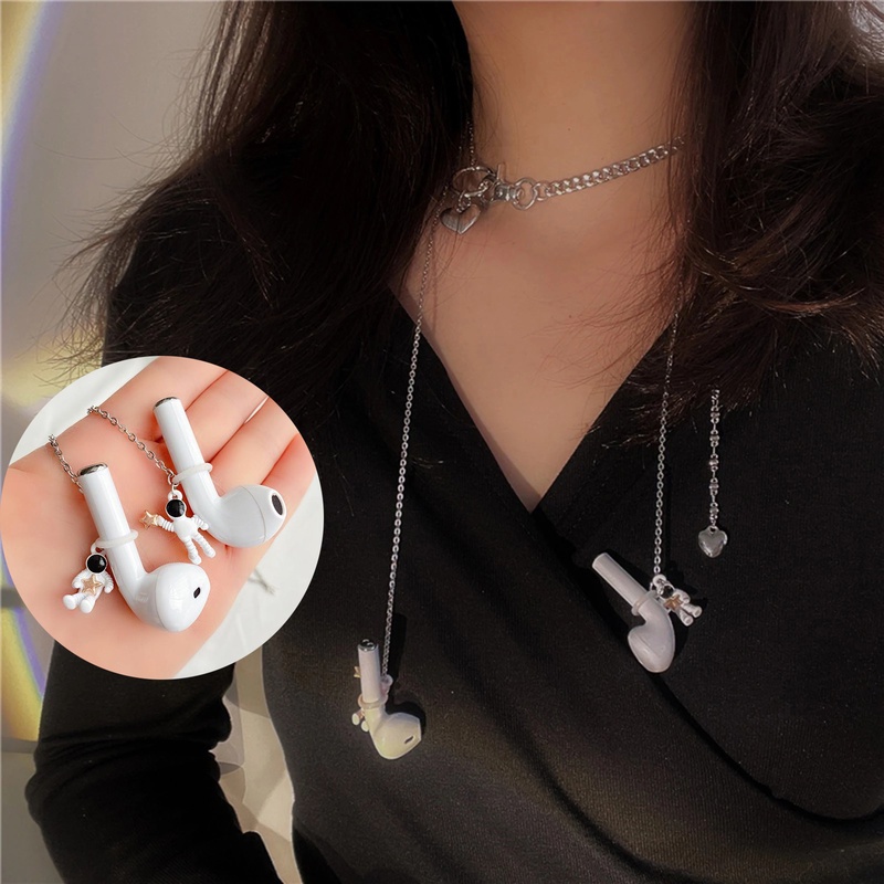 Dây Đeo Tai Nghe Chống Thất Lạc Bằng Hợp Kim Nhựa Hình Phi Hành Gia