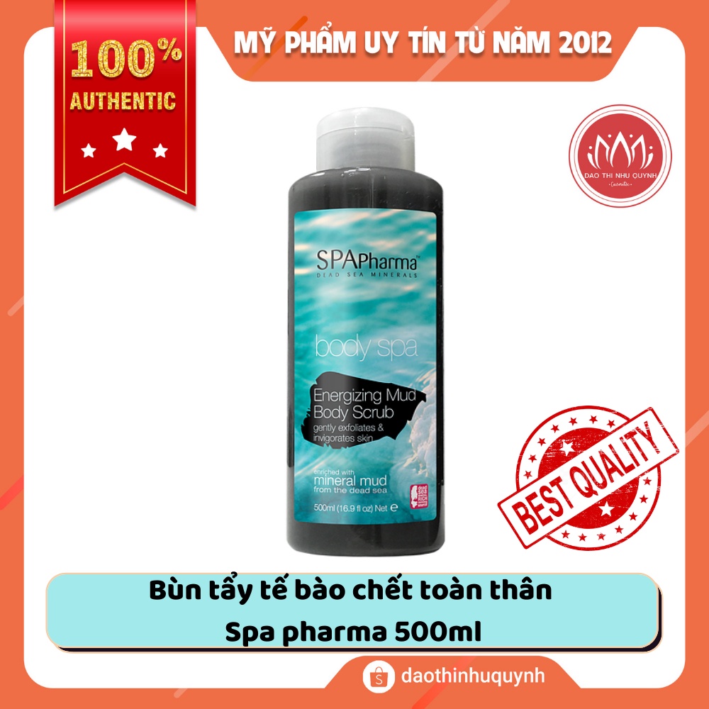 Bùn khoáng tẩy tế bào chết toàn thân cao cấp phục hồi năng lượng Spa Pharma 500ml