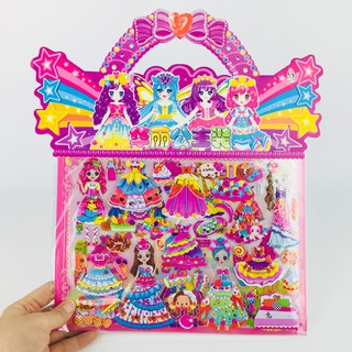 Tranh Dán Công Chúa Xốp 3D