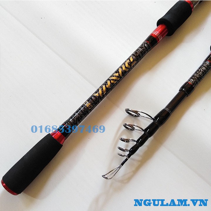 BỘ CẦN CÂU LURE RÚT GỌN DAIWA 2M4 ( big sale )