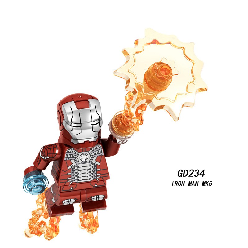 Tượng Nhân Vật Người Sắt Tony Stark Cho Đồ Chơi Mô Hình Lắp Ráp