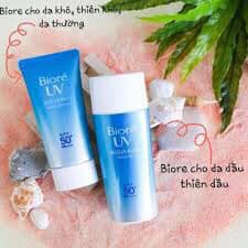 KEM CHỐNG NẮNG BIORE UV AQUA RICH WATERY ESSENCE/GEL SPF 50+ NHẬT BẢN