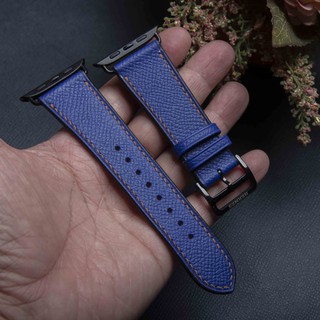 Dây Da Apple Watch - Da Epsom Xanh Navy