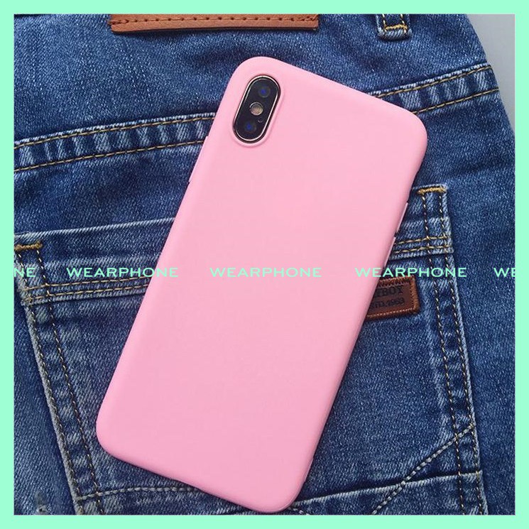 Ốp lưng iphone TRƠN DẺO NHIỀU MÀU 5/5s/6/6plus/6s/6s plus/6/7/7plus/8/8plus/x/xs/xs max/11/11 pro/11 promax Wearphone