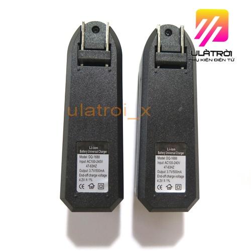 Sạc 1 Pin Li-Ion 18650 16340 14500 Cho Đèn Pin Siêu Sáng, Quạt Mini 3 Tốc Độ