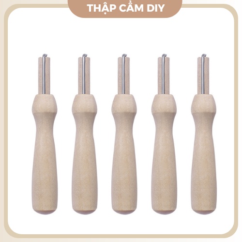 Bút Len Chọc Cán Gỗ, Nguyên Liệu Len Chọc Handmade