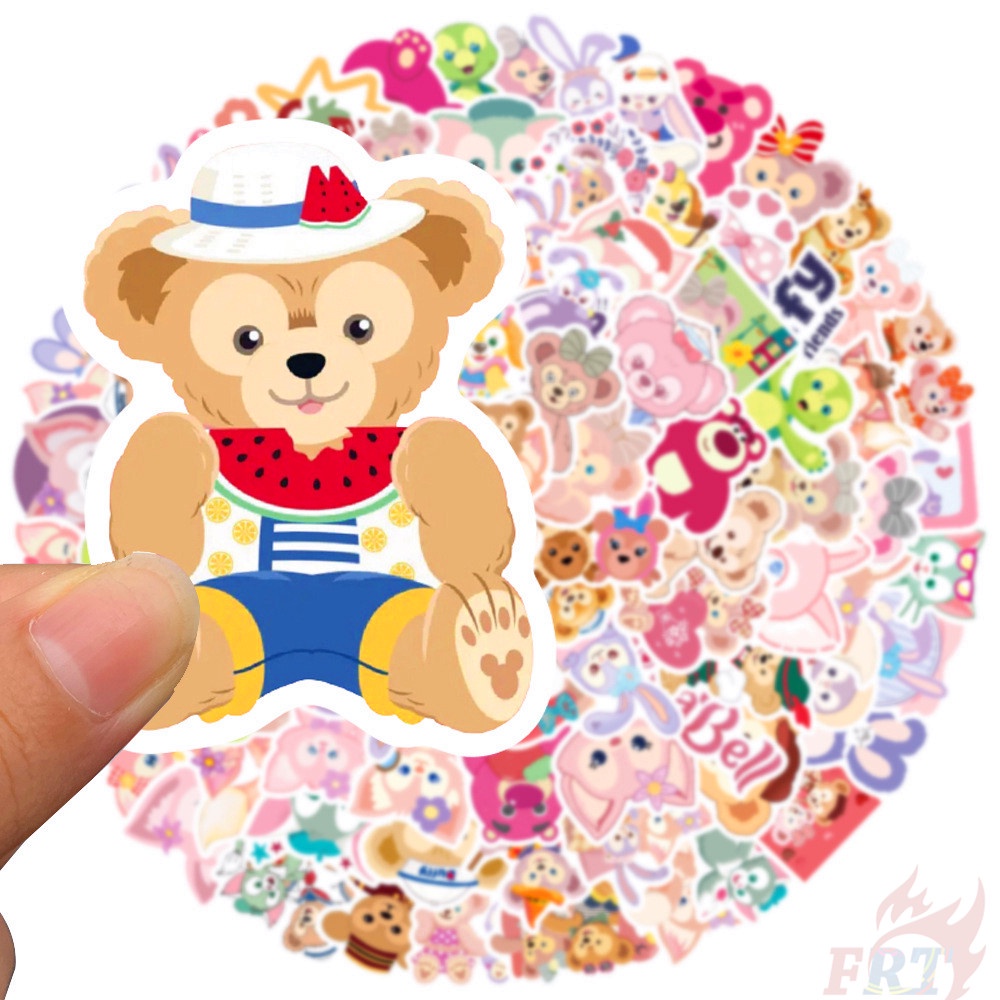 Bộ 100 Cái / Bộ ❉ Miếng Dán Mini Dòng Duffy Lotso LinaBell ❉ Miếng Dán Chống Thấm Nước Thời Trang