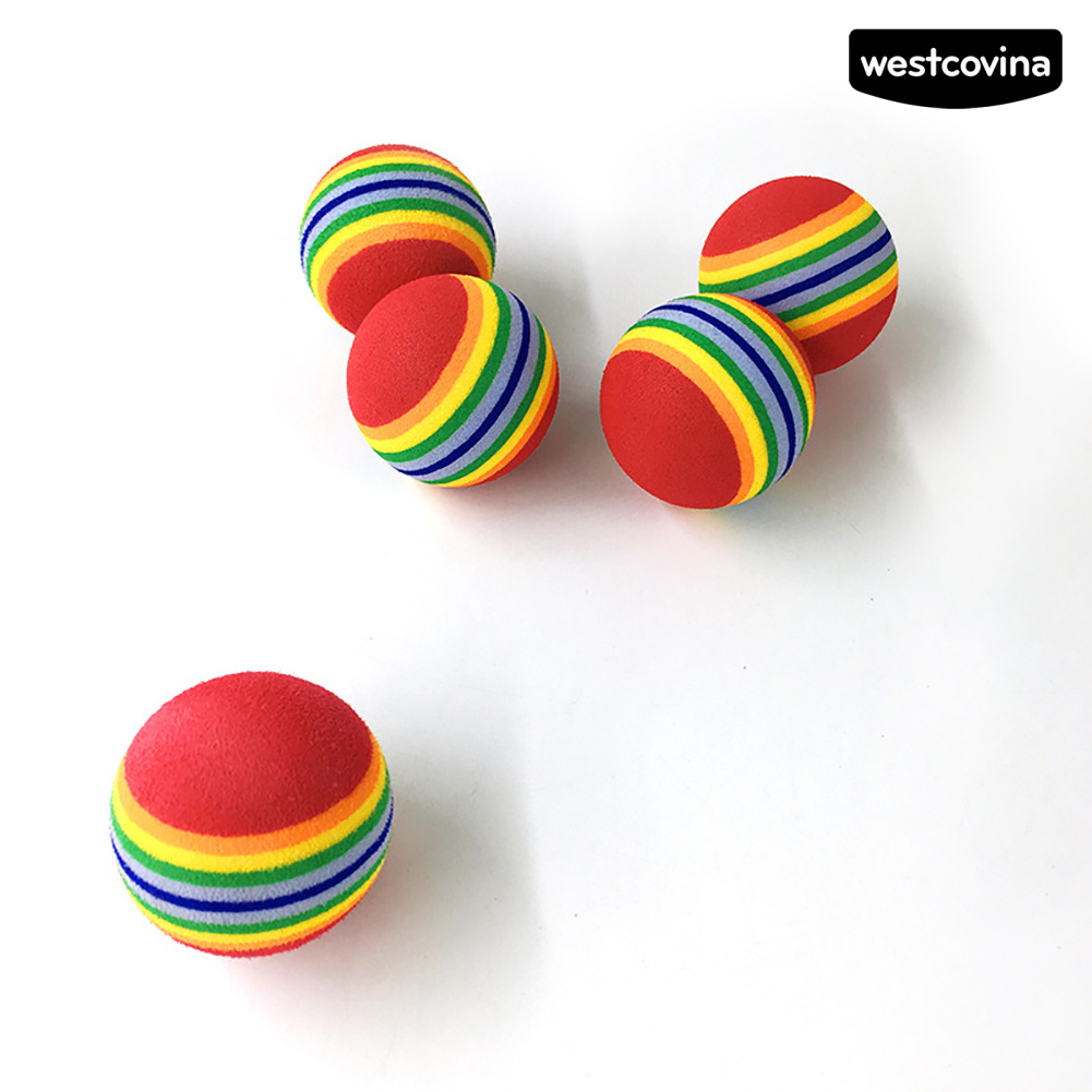 Đồ Chơi Bóng Gặm Hình Cầu Vồng Vui Nhộn Cho Thú Cưng