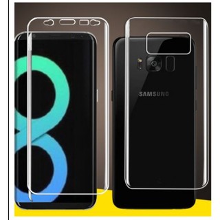Bộ 2 Miếng dán dẻo mặt trước sau Full màn hình Samsung Galaxy S8,S8 Plus Note8- Vmax