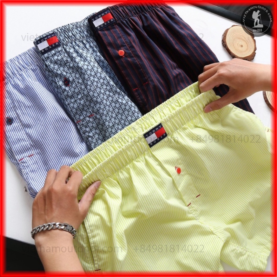 Quần Đùi Ngủ Nam Tomy Boxer Thoáng Mát Dễ Chịu