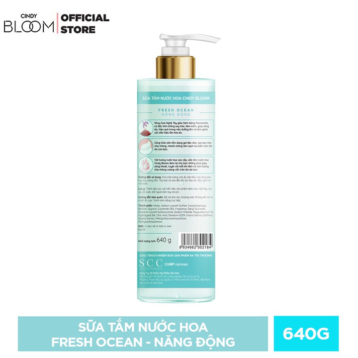 Sữa Tắm Nước Hoa Cindy Bloom Fresh Ocean 640g | BigBuy360 - bigbuy360.vn