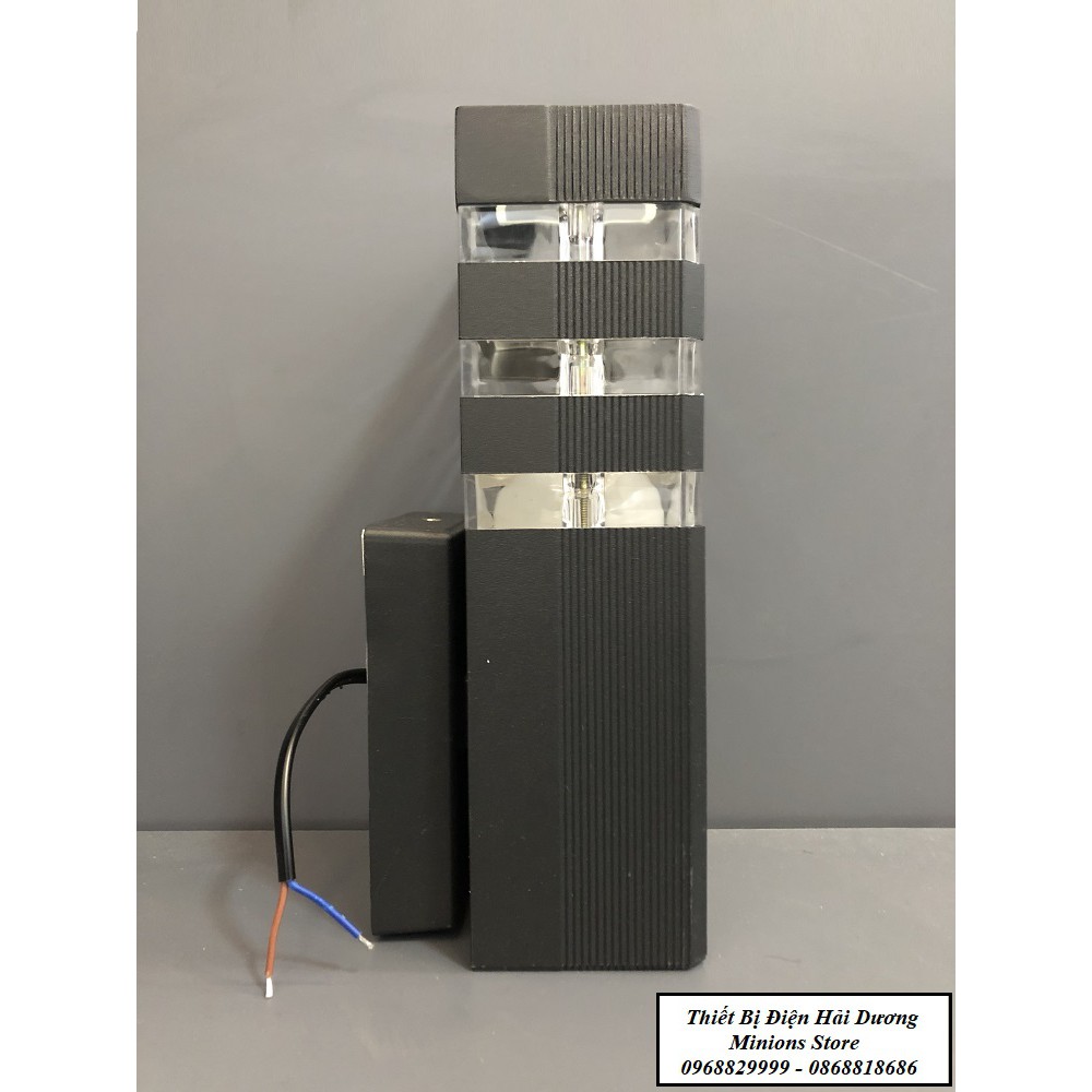 Đèn tường Atimol 1 Đầu Đui E27 3358/1 - Gắn trụ cổng sân vườn cầu thang sang trọng - Hợp kim Nhôm Chống rỉ ô xi hóa