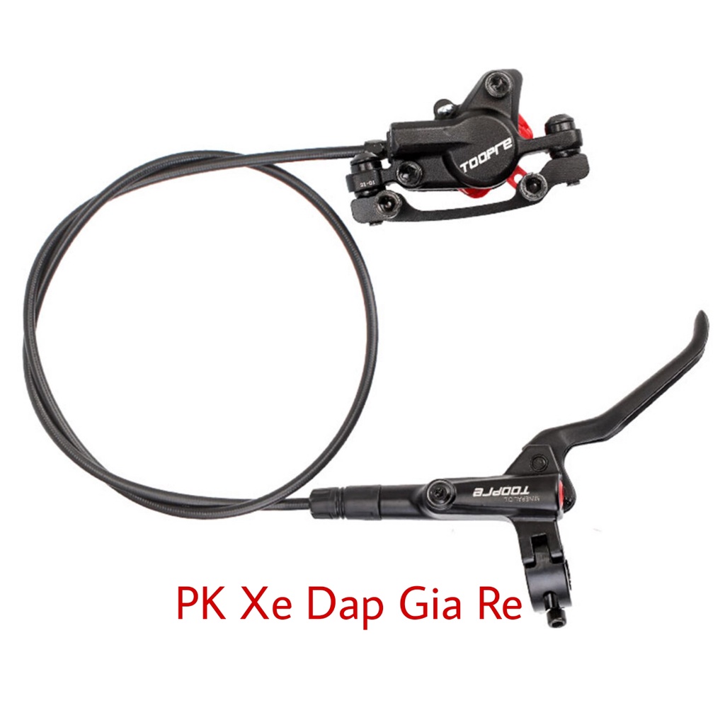 Phanh dầu thủy lực TOOPRE bộ đầy đủ, Bộ phanh đĩa dầu xe đạp TOOPRE cao cấp