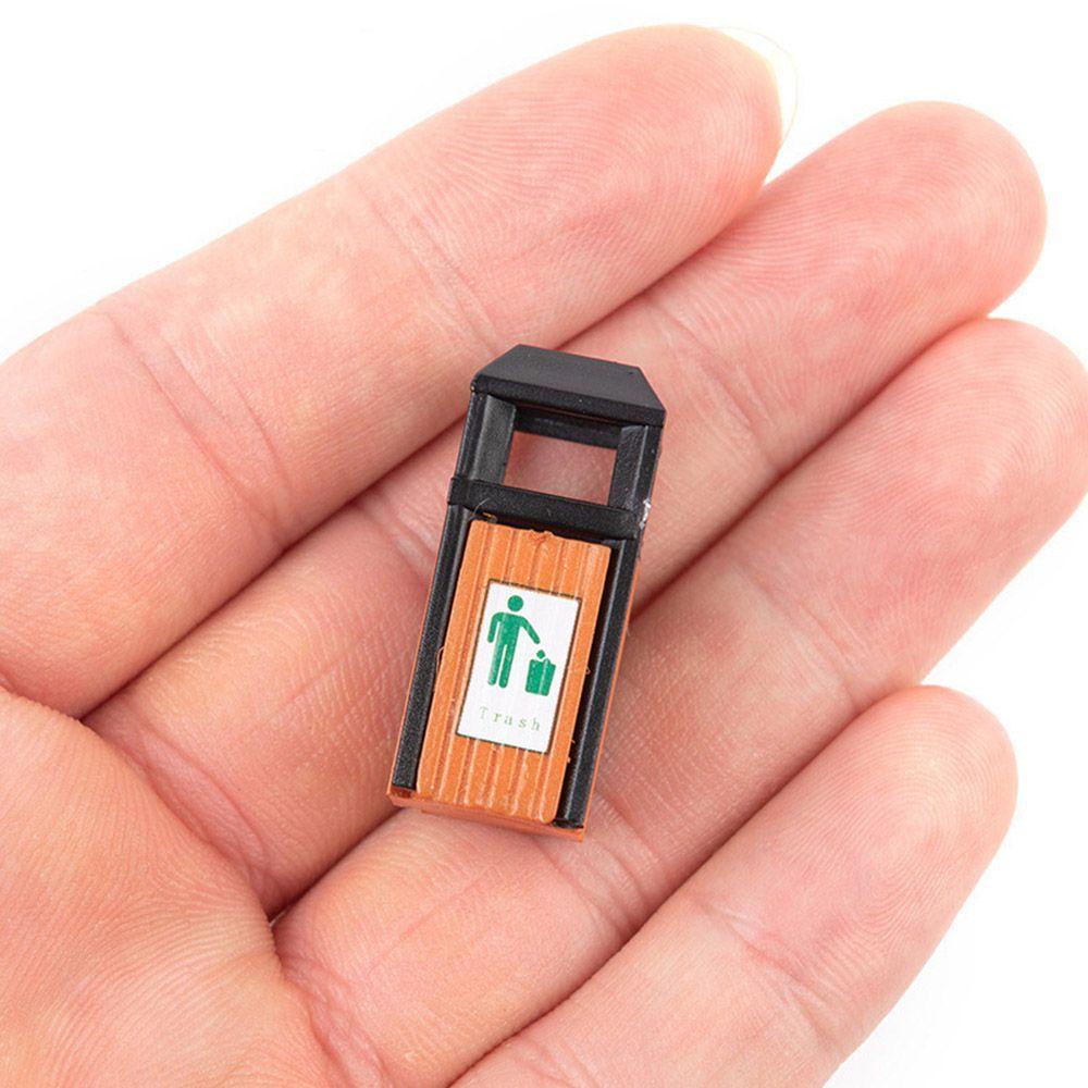 Bộ 5 Mô Hình Thùng Rác Mini Tự Lắp Ráp