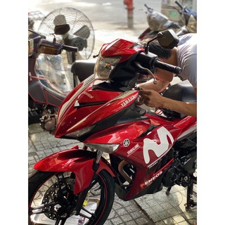 Dàn áo Exciter 150 đỏ candy tem Movistar
