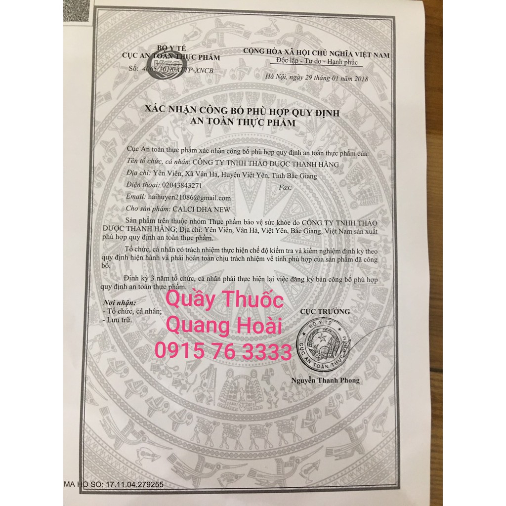 Canxi DHA New - Tăng cường Calci và D3, Giảm nguy cơ còi xương, loãng xương