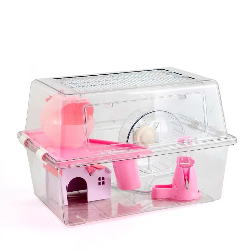 lồng mika pha lê 51cm trong suốt cho hamster