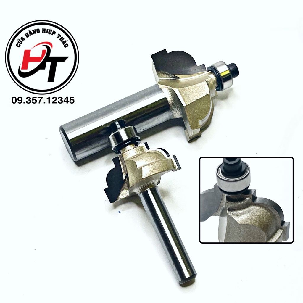 Mũi phay gỗ lồi có chỉ mũi soi lõm lưỡi Tideway cao cấp MSLOI-TW