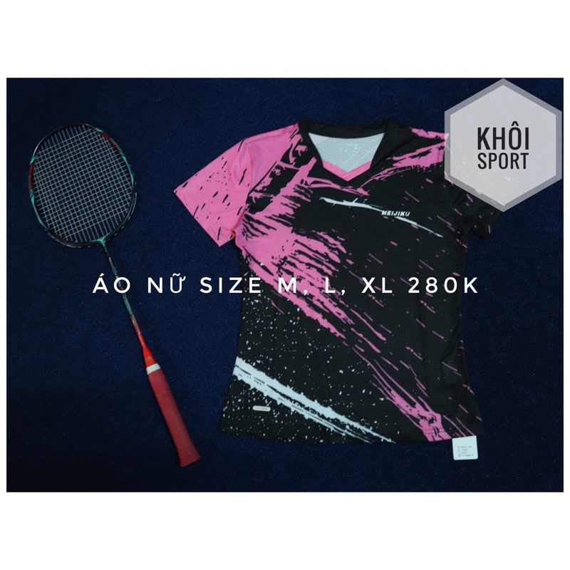 Áo Mejiku nữ đen hồng