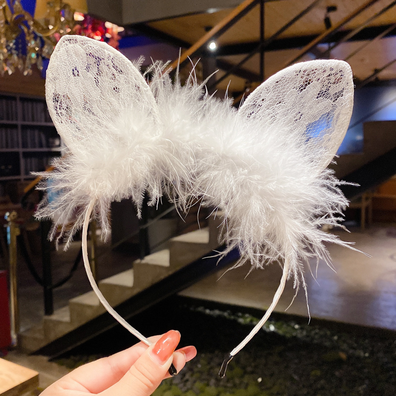 Băng Đô Cài Tóc Hình Tai Mèo Phong Cách Hàn Quốc